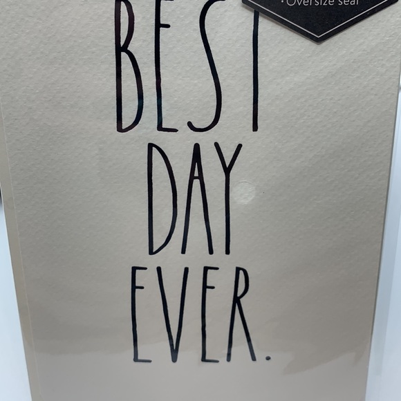 Rae Dunn BEST DAY EVER celebration card - Picture 4 of 5